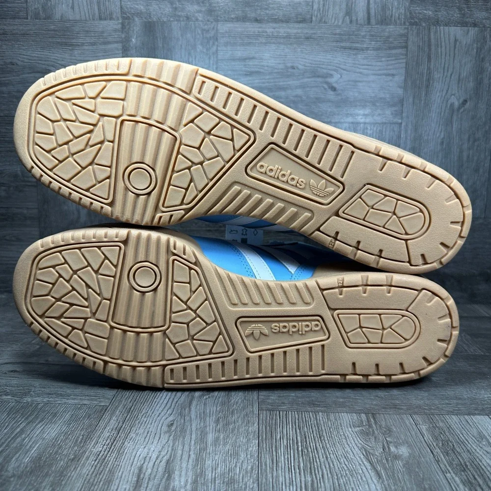 Adidas Rivalry Low Mens 13 Blue Leather Gum Sole Retro Basketball NEW JH7149